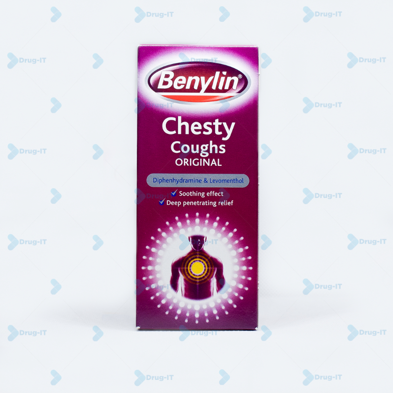 Benylin Chesty Cough Original 2.8mg/ml, 0.4mg/ml Syrup (150ml)
